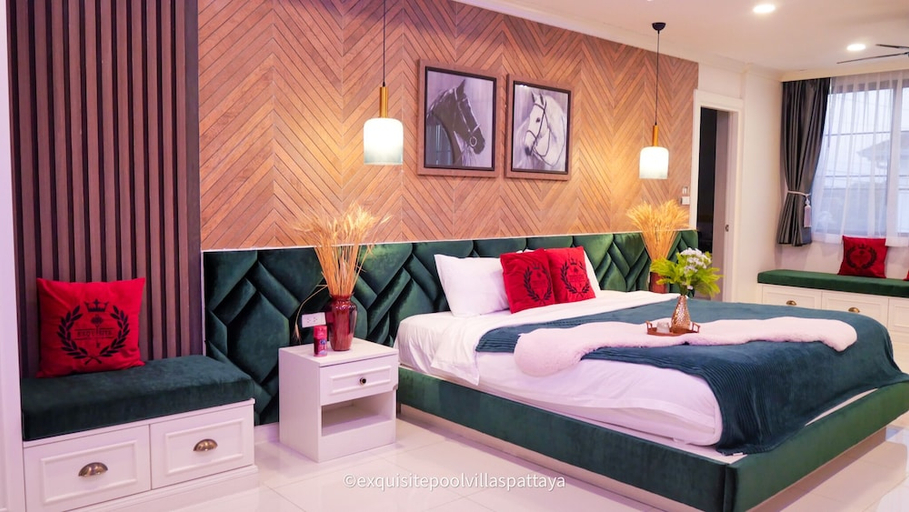 Bedroom, Exquisite Pool Villa I, Bang Lamung