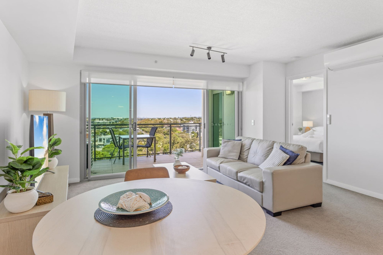 Living room 2, Seaside Escape With Pool, Balcony and Views, Redcliffe-Scarborough