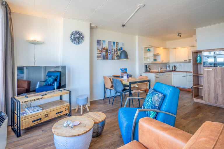 Living room 3, 2 Person Apartment With Island View, Texel