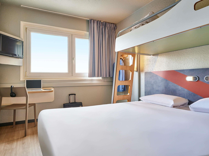 Bedroom 3, ibis budget Paris Aubervilliers, Seine-Saint-Denis