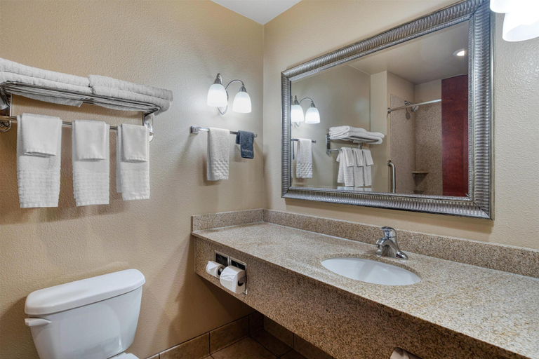 Bathroom 4, Best Western Shelby Inn & Suites, Toole