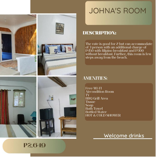 Bedroom 4, Treasure Cove Cottages & Beach Resort, Carles