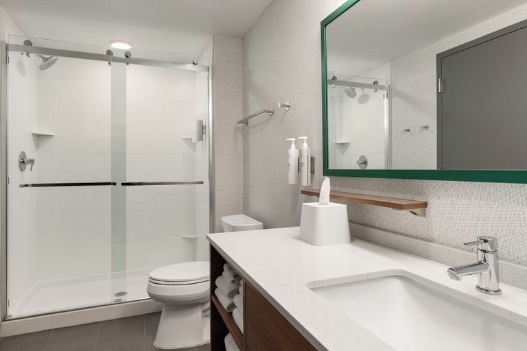 Bathroom 5, Home2 Suites By Hilton Denton, Denton