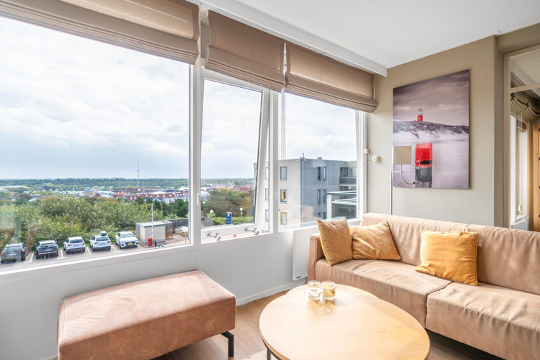 Living room 2, 2 person apartment with island view, Texel