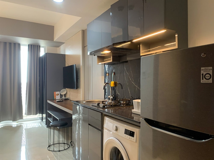 In-Room Kitchen 5, Modern And Comfort Design Studio Room At West Vista Apartment, West Jakarta