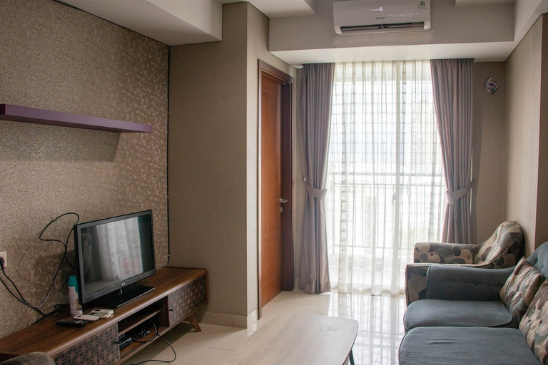 Living Area 4, Elegant And Comfy 2Br Apartment At Springhill Terrace Residence, Jakarta Pusat