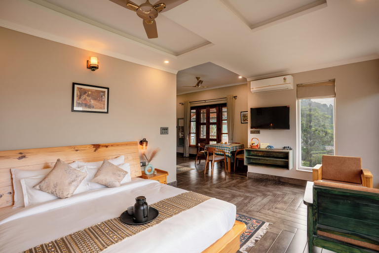 Bedroom 3, Yecha House - Mountain & Lake View Retreat, Bhimtal, Nainital