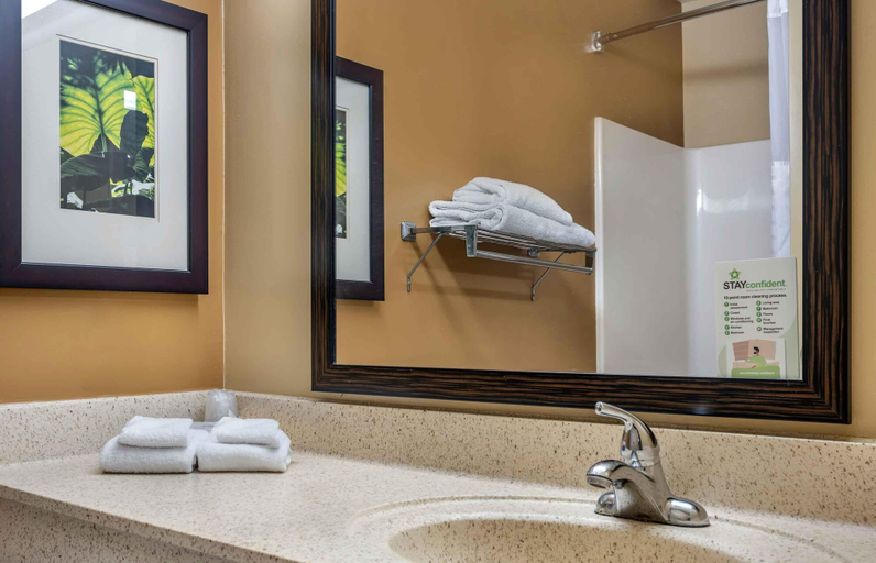Bathroom 5, Extended Stay America Suites Indianapolis Castleton, Marion