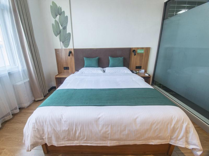 Bedroom 2, GreenTree Inn Hebei Cangzhou City Huanghua Development Zone Hotel, Cangzhou