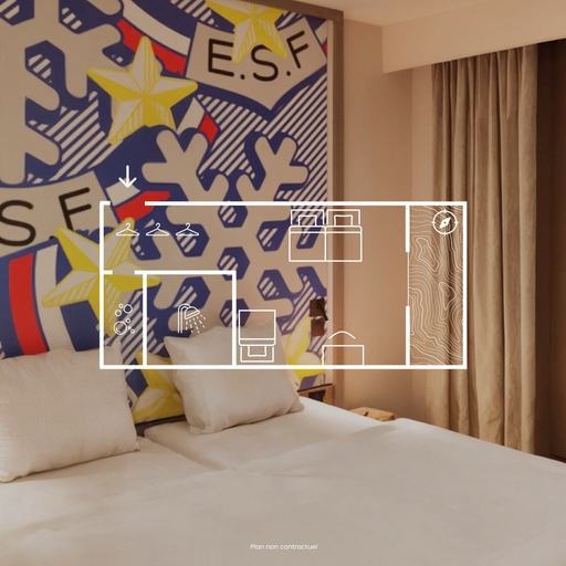 Room 4, PopAlp la Plagne, Savoie