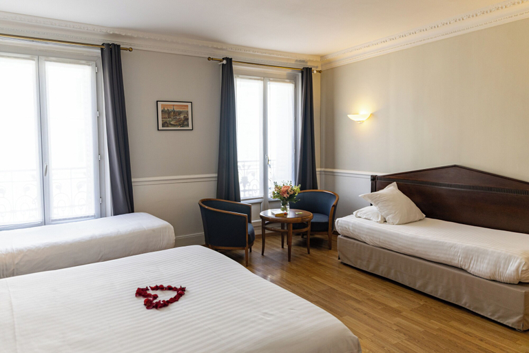 Bedroom 3, Hotel Claude Bernard Saint Germain, Paris