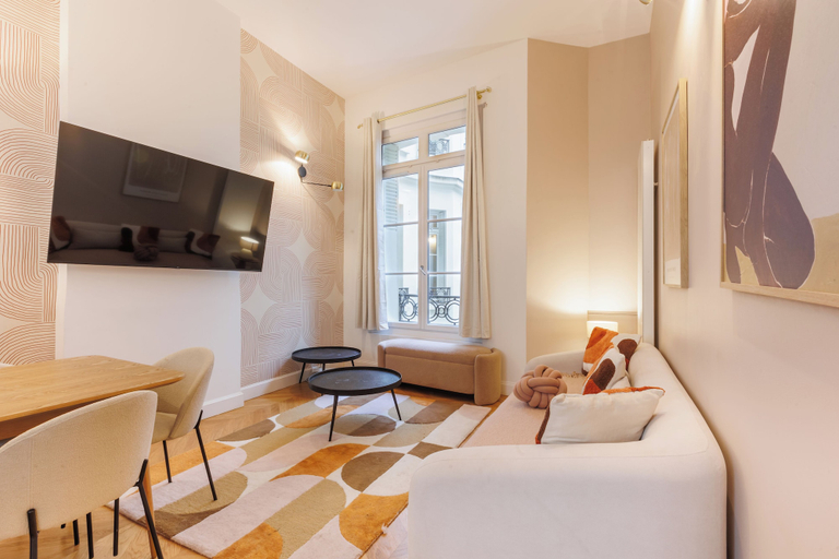 Living area 2, Appartement rue de la Pompe, Paris