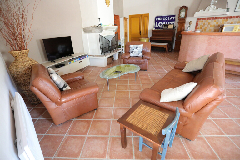 Living room 5, Holiday Home With Private Pool, Vagnas, Ardèche