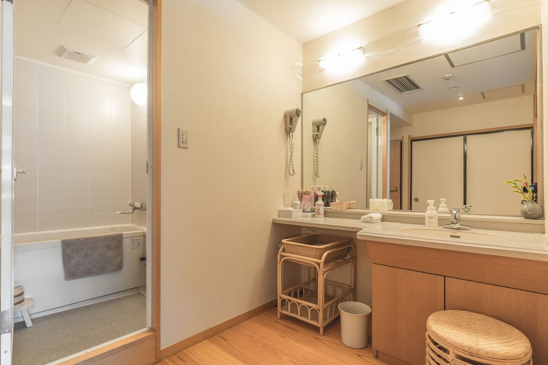 Bathroom 4, Honjin Hiranoya Kofukan, Takayama