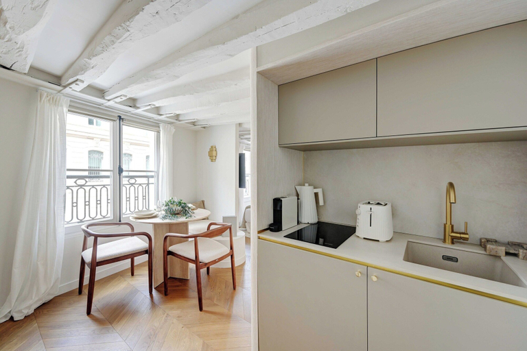 Private kitchen 4, Magnificent Studio - 2P- Musee du Louvre, Paris