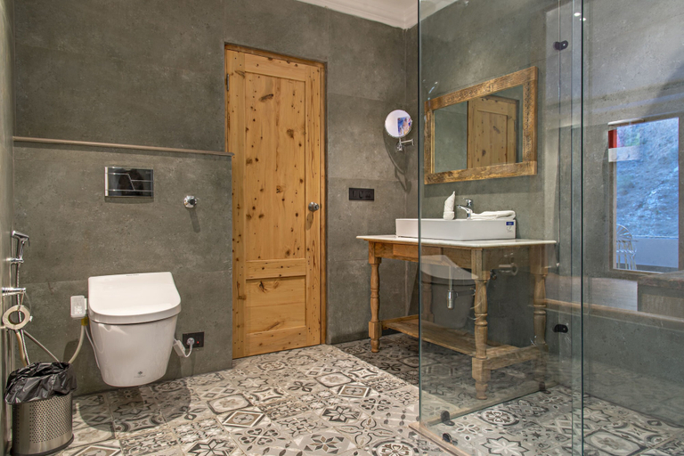 Bathroom 5, Echor Palm Bliss Riverside Resort & Spa Kasol, Kullu