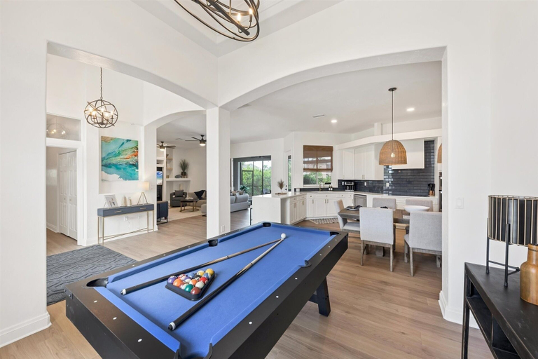 Game room 4, Punta Gorda 3-Bedroom Canalfront Vacation Home with Dock 3 Home, Charlotte