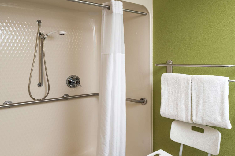Bathroom 4, Sleep Inn (Charleston/Riverview Area), Kanawha