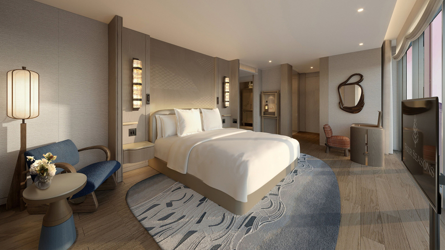 Bedroom 3, Four Seasons Hotel Tokyo at Marunouchi, Chiyoda