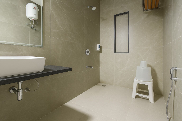 Bathroom 4, The Sky Imperial Bapu’s Resort, Devbhumi Dwarka