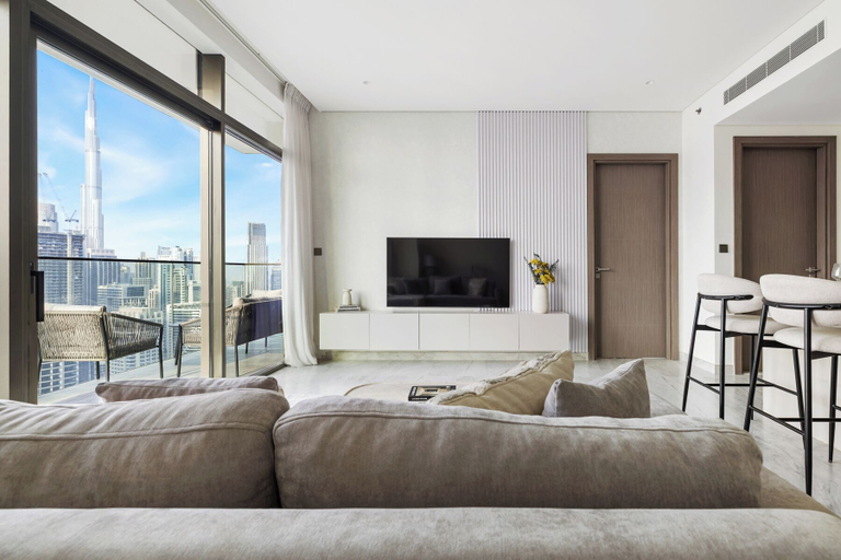 Living area 2, 1BR at Downtown Burj Khalifa View, Dubai