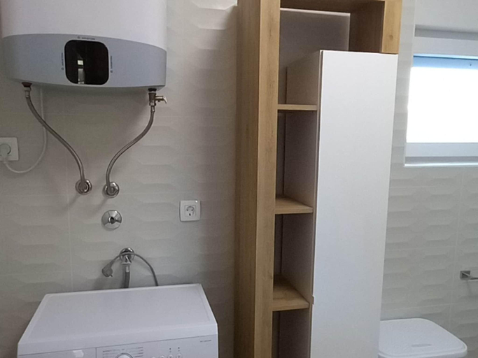 Bathroom 3, Two Bedroom Apartment With Private Pool, Privlaka