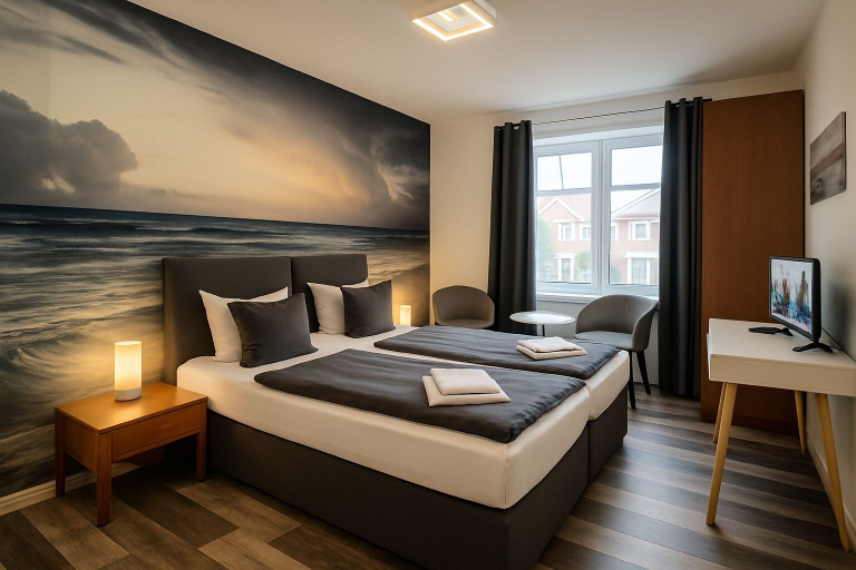 Bedroom 4, City Center Hotel Garni Cuxhaven, Cuxhaven