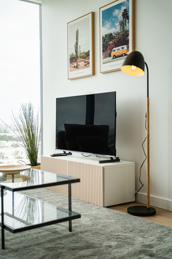 Living room 2, 2-bed With Harbour Views & Outstanding Amenities, Melbourne