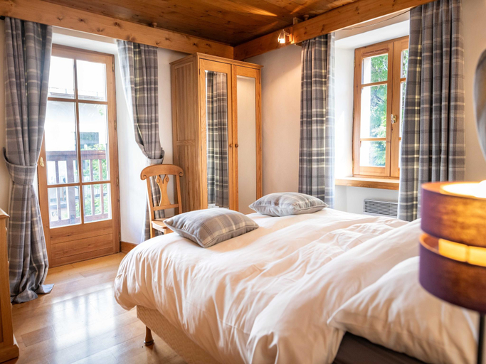 Bedroom 2, Pleasant 6P2BR mountain apartment - Megeve city center, Haute-Savoie