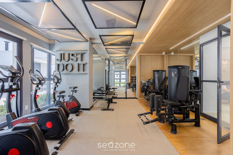 Fitness facility 4, Apt w/ Balcony & View, 650m From the Metro Nik0504, São Paulo