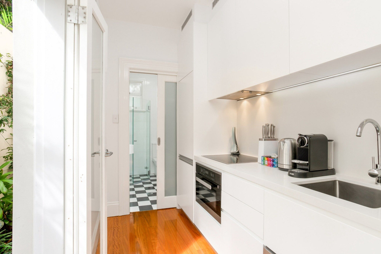 Private kitchen, Cosy Inner West Studio With Courtyard, Sydney