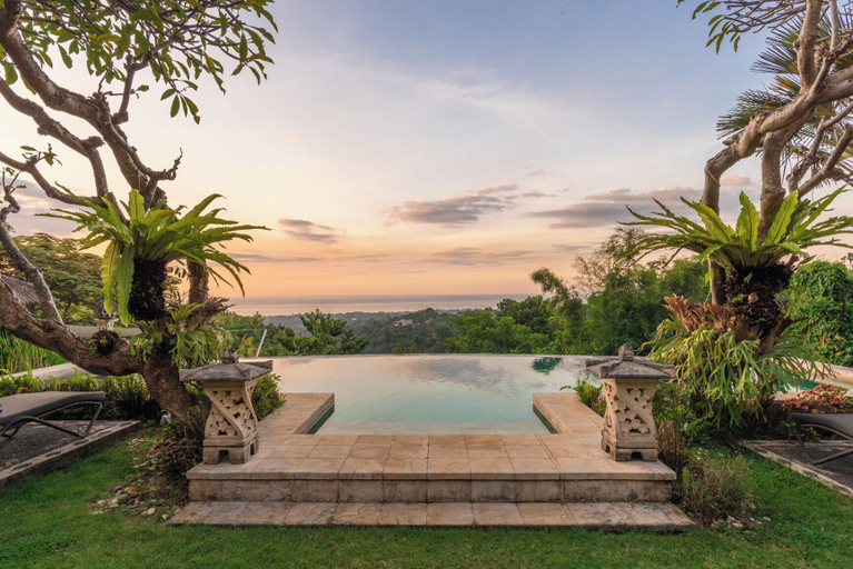 View from property 3, Bougainville Hill Villa, Buleleng