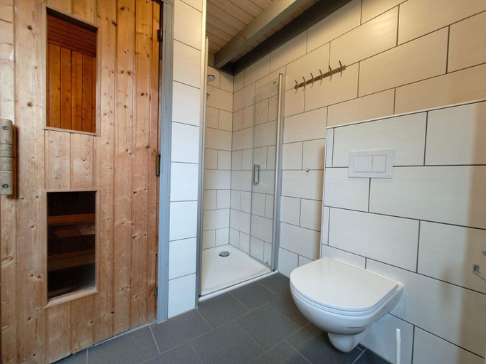 Bathroom 3, exklusives skandinavisches Ferienhaus, Mecklenburgische Seenplatte
