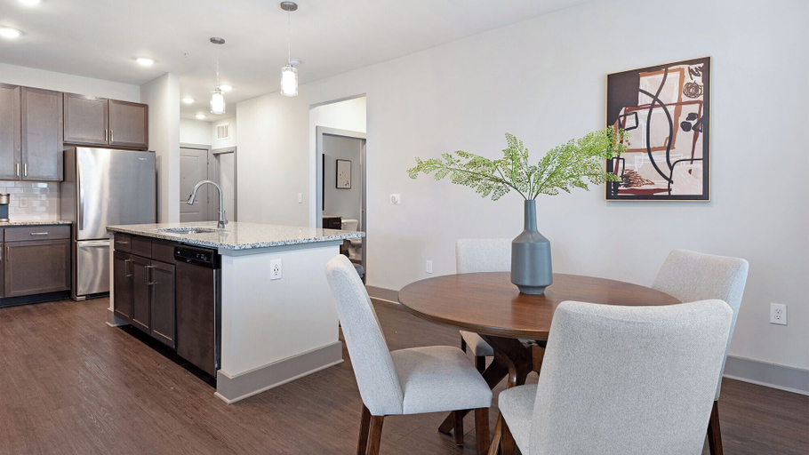 In-room dining 4, Landing Apartments - University City, Mecklenburg
