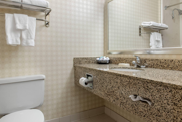 Bathroom 4, Quality Hotel Conference Center Cincinnati Blue Ash, Hamilton