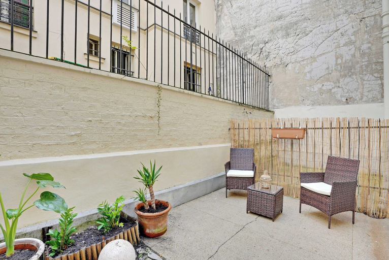 Terrace/patio, Charming Studio 1br/2p - Batignolles, Paris