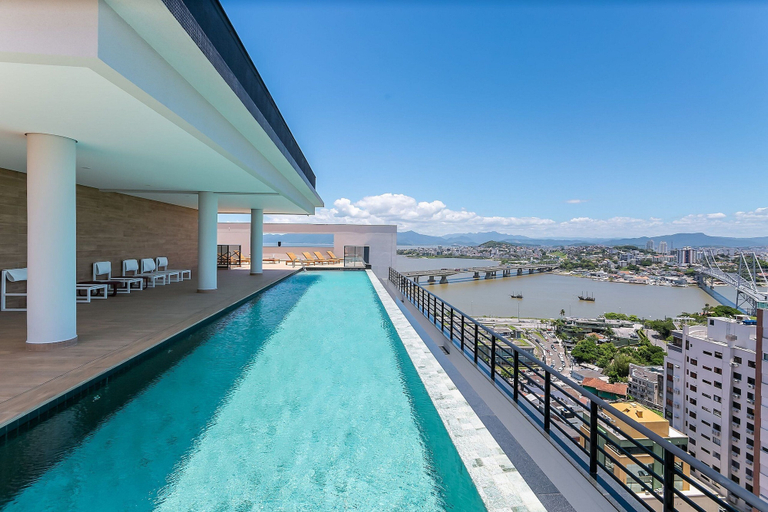 Sport & Beauty 5, Studios Tower by Viva - Prédio com piscina no rooftop no centro de Floripa, Florianopolis