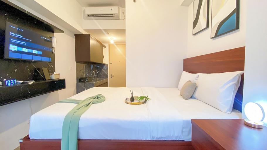 Bedroom 4, Modern And Scenic Studio At Tokyo Riverside Pik 2 Apartment, Tangerang