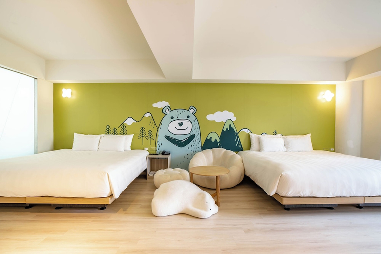 Bedroom 2, Papa Whale - Kaohsiung Formosa Boulevard, Kaohsiung