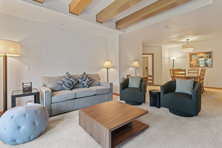 Living area 2, 4207 - Two Bedroom Deluxe Creekside Condominiums 2 Condo by RedAwning, Salt Lake