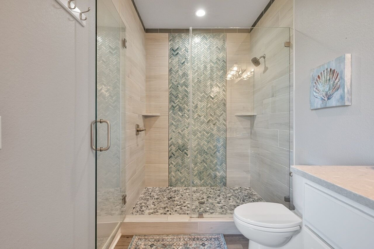 Bathroom 5, The Neon Moon 3 Bedroom Home by RedAwning, Galveston