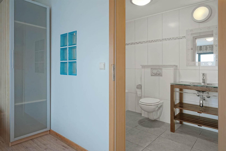 Bathroom 3, A Stylish Villa in a Green Setting, With a Fully Equipped Wellness Center, Liège