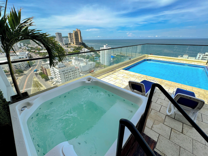 Rooftop pool
