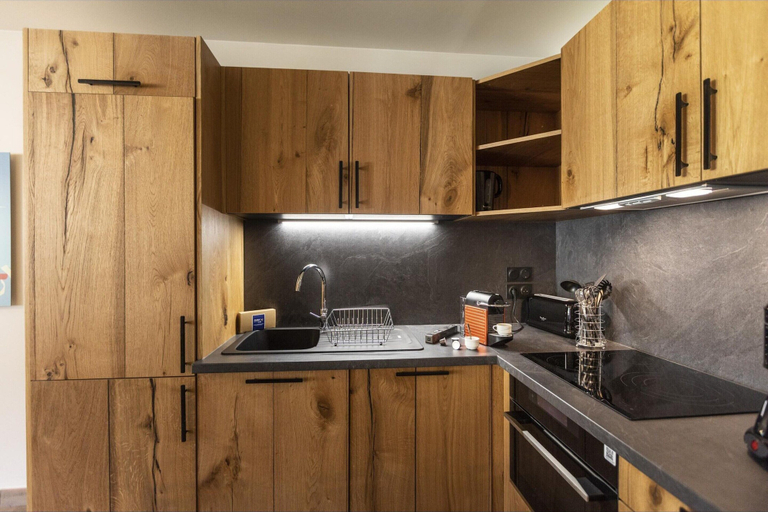 Private kitchen 5, Apartment in Samoens With Spa & Pool, Haute-Savoie