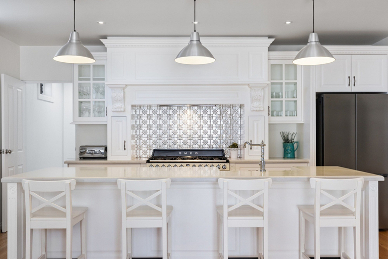 Private kitchen 3, Bluestone Symmetrical Cottage With Outdoor Area, Adelaide