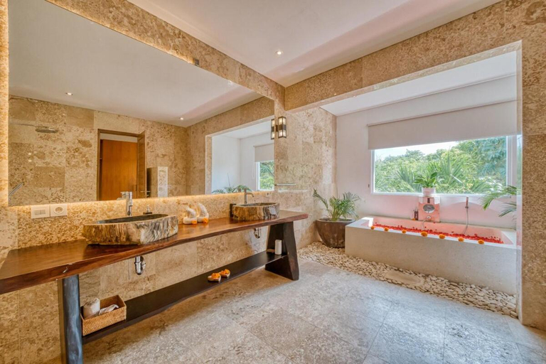 Bathroom, OPENING PROMO Luxury 5 plus 1 Bdr Villa 100m To Beach, Badung