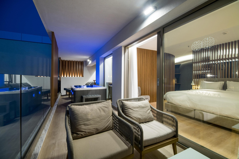 Bedroom 3, Akasha Beach Hotel & Spa, Crete