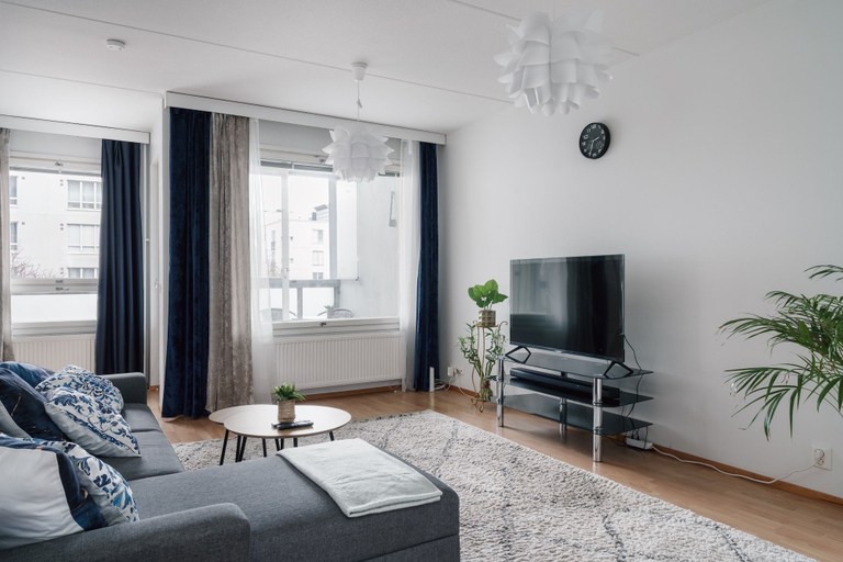 Living area 3, Spacious City Retreat with Private Sauna, Uusimaa