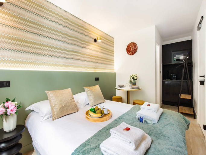 Bedroom 1, Cosy Studio - Parc des expositions Tour Eiffel 11, Paris
