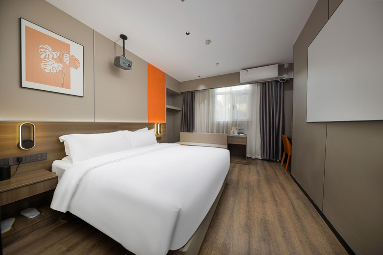 Bedroom 2, Shell Hotel Nanjing Tianyin Avenue, Nanjing